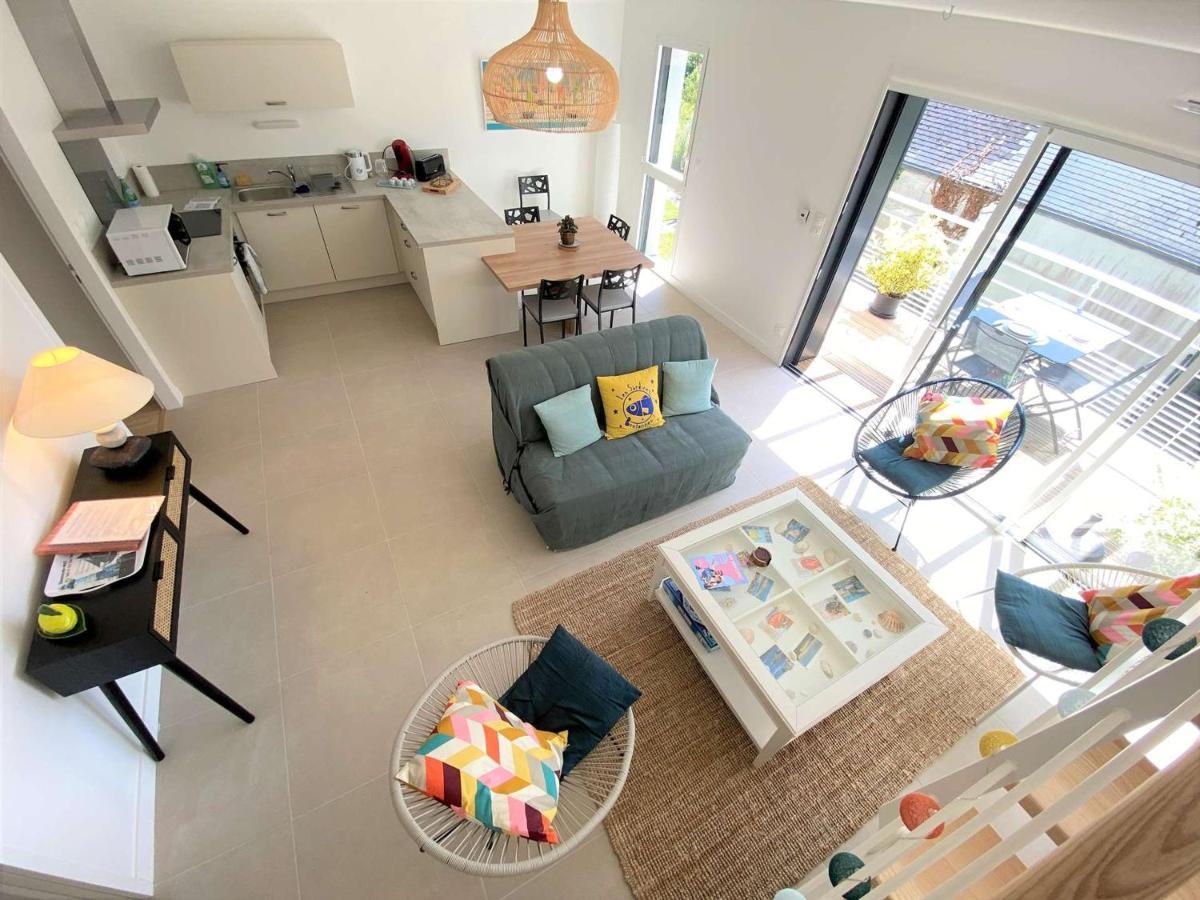 Duplex Lumineux A Benodet: Plage Et Thalasso A Pied, Terrasse, Parking Et Abri Velo Inclus - Fr-1-481-117 Ngoại thất bức ảnh